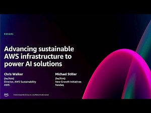 AWS re:Invent 2024 - Advancing sustainable AWS infrastructure to power AI solutions (SUS101)