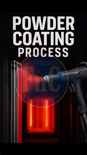 Powder coating process | Facade Gyaan Part-19 #facade #fnc #coating #powdercoat #powdercoating