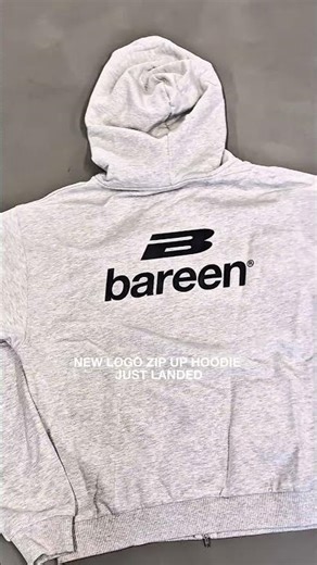 New logo zip hoodie just landed! #bareen #fashion #new