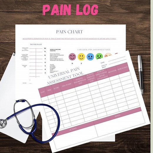 Printable Pain Assessment Tool: Universal Pain Tracker (PDF Download) - Etsy