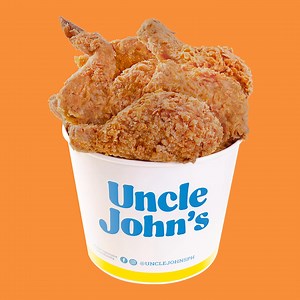 Your cravings won’t wait, and neither should you. 🍗🔥 BIG, HOT, and worth every crispy, juicy bite, Uncle John’s fried chicken is here to satisfy every time. Head to your nearest Uncle John’s today, or order via GrabFood, GrabMart, or FoodPanda! #UncleJohns #UncleJohnsFriedChicken #ItsBigItsHot #ReadyToEat #FriedChicken #FoodiePH | Uncle John's