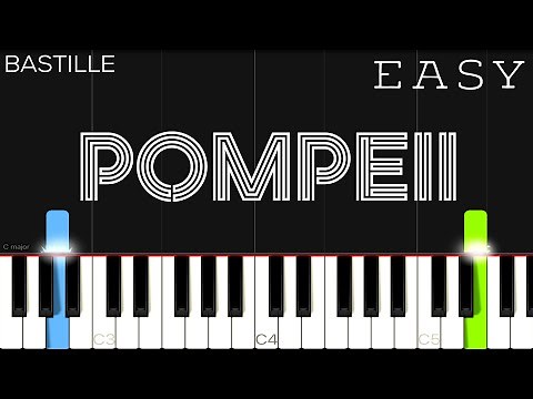 Bastille - Pompeii | EASY Piano Tutorial