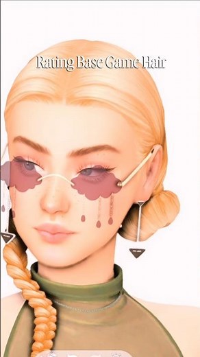 Sims 4 really gotta update these hairs now. #sims4 #trending #shorts #gamergirl