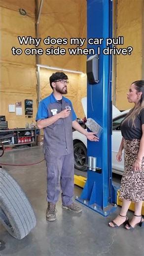 Ever wonder why your car pulls to one side while you're driving?