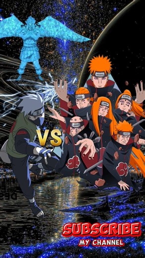 DMS Kakashi 🆚 Pain 6 paths #kakashihatake #painnagato