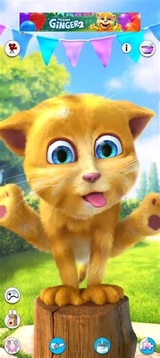 talking ginger # funny # gameplay # playing puzzles # eating food # viral