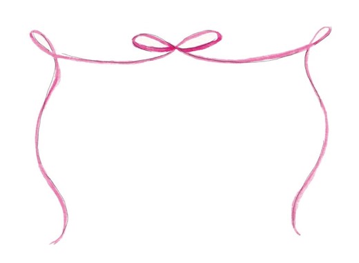 Mini Notecards With Watercolor Pink Ribbon | Place Cards, Lunch Notes (25 Pack) - Etsy