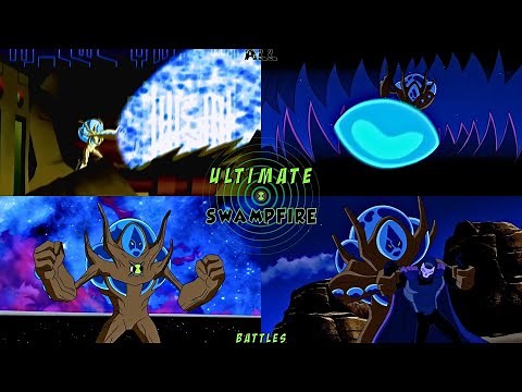 Ultimate Swampfire Appearances - All Transformations / Battles (Ben 10: Ultimate Alien Force) (HD)