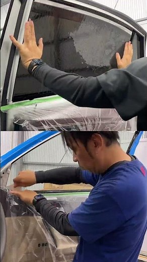 カーフィルム施工で車内を快適に！プロの技術で窓ガラスからサンルーフまで綺麗にフィルムを貼る#カーフィルム #遮熱効果 #ファインファクトリー #宮崎市 #スモークフィルム