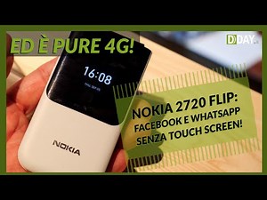 Il telefono per i nonni con Whatsapp e Facebook. Nokia 2720 Flip