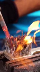 Crafting a custom metal brush out of jewelry ⛓