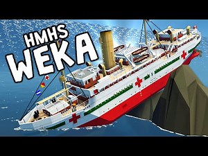 Wrecking the HMHS Weka (Stormworks)