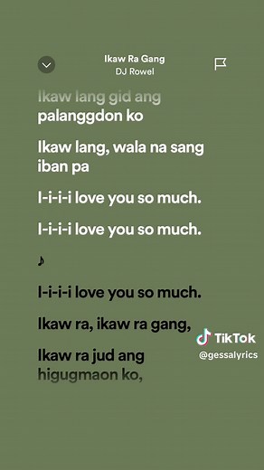 Ikaw Ra Gang Song Lyrics