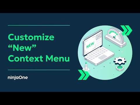 How to Add or Remove Default “New” Context Menu Items (w/ SCREEN RECORDING)