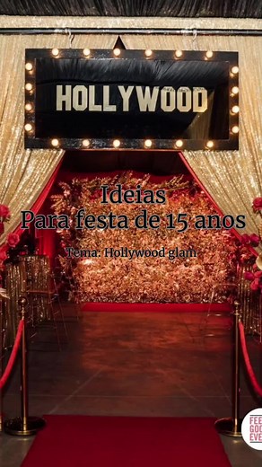 Festa Temática de Hollywood para 15 Anos