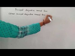 Discrete Mathematics | Principal disjunctive normal forms