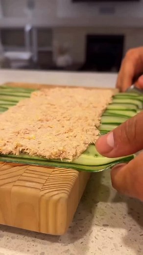 1.9K reactions · 32 comments | 異 CHEESY TUNA CUCUMBER ROLL  異...