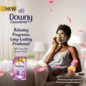 Your ultimate self-care day begins here! Sink into the comfort of soft fabrics, the glow of a calming candle, and the serene aroma of Downy lavender calm, all designed to bring you lasting peace. Because you deserve every moment of this tranquil escape. #DownyLastingConfidence #DownyLastingFreshness | Downy Kenya