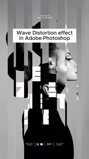 Graphic designers - create this wave distortion effect in Photoshop. Tutorial by @ogzeet. . . . . . . . . #photoshop #graphicdesign #photoshoptutorial #photoshopedit #graphicdesigndaily graphic design tutorial #posterdesign #graphicdesigner | PosterSpy