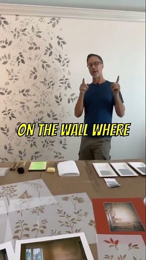 Grisaille Stenciling Made Easy 🎨 Sophisticated Gray Wall Design DIY
