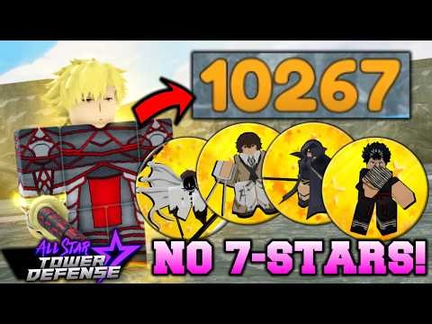 How To Get 10k+ Seconds Ft. 6 Star Gilgamesh (No 7-Stars!) | All Star Tower Defense Roblox