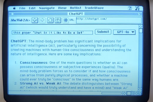 Browsing Modern Websites Like YouTube and ChatGPT on a Vintage Mac Requires This