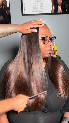 Natural Quickweave this is fourth her install using our Cambodian Bundles 4 Bundle Deal 22 Straight paired with a custom Auburn color to match her preference We blended her natural hair for that seamless, sleek finish! We’re switching it up a bit!: 📍 Local Pick-Ups are still available in Atlanta! 💌 For all of our lovely clients including Birmingham orders will now be shipped directly to you! Convenience meets luxury same premium hair, delivered straight to your door. 💕 #fyp #atlantageorgia #a