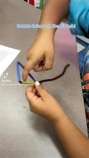 Dip into the science of bubbles as we learn about how they form and what keeps them floating! 😶‍🌫️🥼Watch their shapes change using your observational skills and even take home your own bubble wand! 🫧 Classes in the Bio Lab occur daily and are proudly sponsored by @Aflac 💙 #EdVenture #Aflac #BioLab #Scienceforkids #ThingstodoinColumbiaSC | EdVenture Children’s Museum