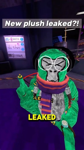 Gorilla tag’s next plushie got leaked?! #gorillatag #gorillatagleaks #vr