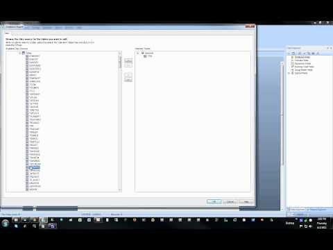 Lesson 2: Crystal Reports Adding Tables to a report