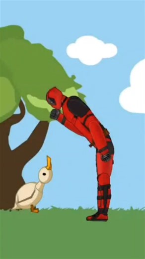 Mr Duck VS Deadpool VS Alien #alien #aliens #deadpool #deadpool3 #animation #anime #edit #funny
