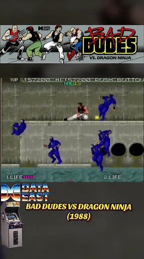 BAD DUDES VS DRAGON NINJA ARCADE (1988)