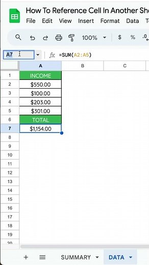 How To Reference Cell In Another Sheet #googlesheets
