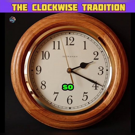 Why clocks run clockwise?