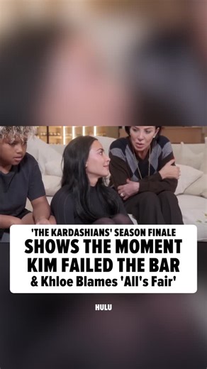 TMZ on Instagram: "Kim Kardashian is pulling back the curtain and sharing the vulnerable moment where she found out she had failed the bar exam ... and her sister Khloé says it's all due to her distractions from filming "All's Fair." 🎥 HULU"