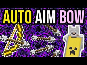 How To Get AUTO AIM BOW In Minecraft Bedrock Without Mods! (Aimbot Command)