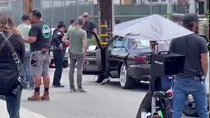 Filming in Long Beach, a new series called “On Call” by Universal NBC produced by Law and Order, Dick Wolf. The show follows a pair of LBPD police officers on patrol as they respond to radio calls, arriving on the scene to resolve incidents. #longbeach #hollywoodinlongbeach | Long Beach Local News