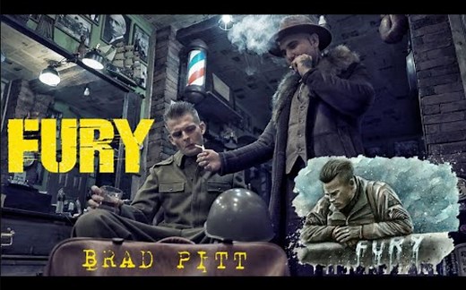 布拉德皮特 狂怒 发型 -WWII Soldier Chop/Haircut