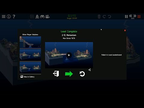 Poly Bridge 2 2-12: Momentum