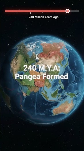 1.8 Billion Years Of Continental Drift In 10 Seconds 🌍⏳