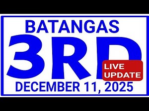 Stl Batangas results today December 11, 2025 3rd DRAW stl pares
