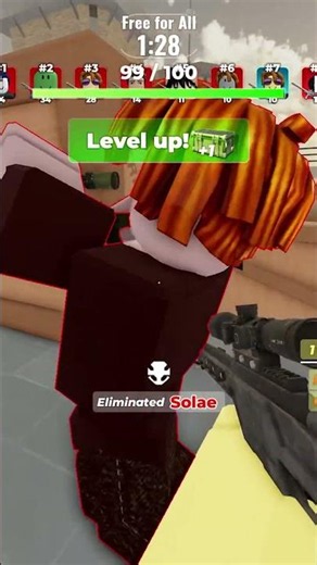 AWP Only Challenge Gone Wrong 😱🎯 #Roblox #SniperMontage #FPS