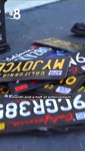 Lennox Post on Instagram: "This may be coming to LA ……… San Diego police say drivers are buying license plate “wrap kits” online or from body shops. But it’s not just illegal they’re also a public safety issue"