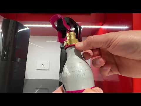 How To Replace A Pink SodaStream Co2 Gas Cylinders (Quick Connect Model)