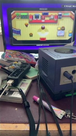 Pokemon Red Blue Gamecube Gameplay #claudiagenthner #gameplay #gamecube #pokemon #shorts