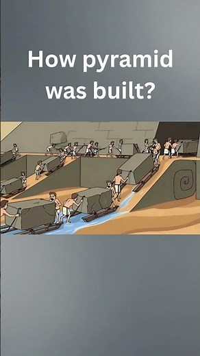 How humans built the pyramid. #ancientegypt #engineeringmarvel #greatpyramid
