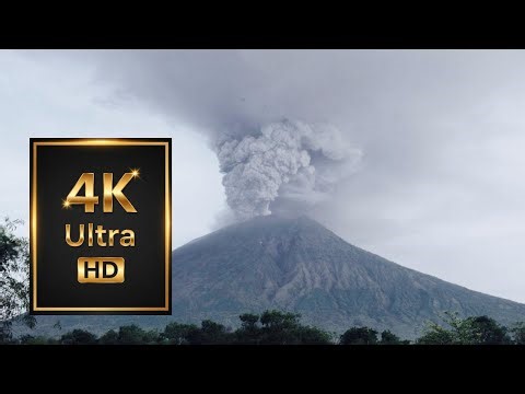 What’s Happening Inside This Smoking Volcano? | 4K Nature Ambience