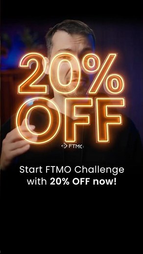 20% OFF FTMO Challenges ⏱️ Don't miss out!