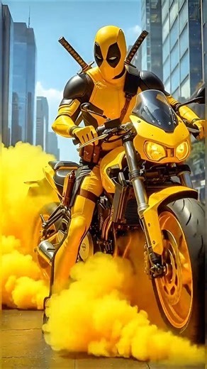 Deadpool Super Motor 🔥🔥 #marvel #shorts #short