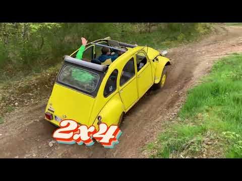 L'efficacité des Citroën 2cv en tout terrain, bluffant !!